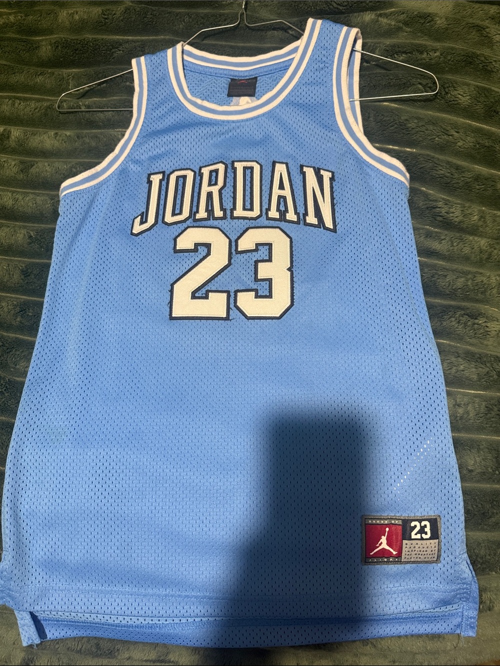 Jordan 23 Boy’s Basketball Jersey in Light Blue